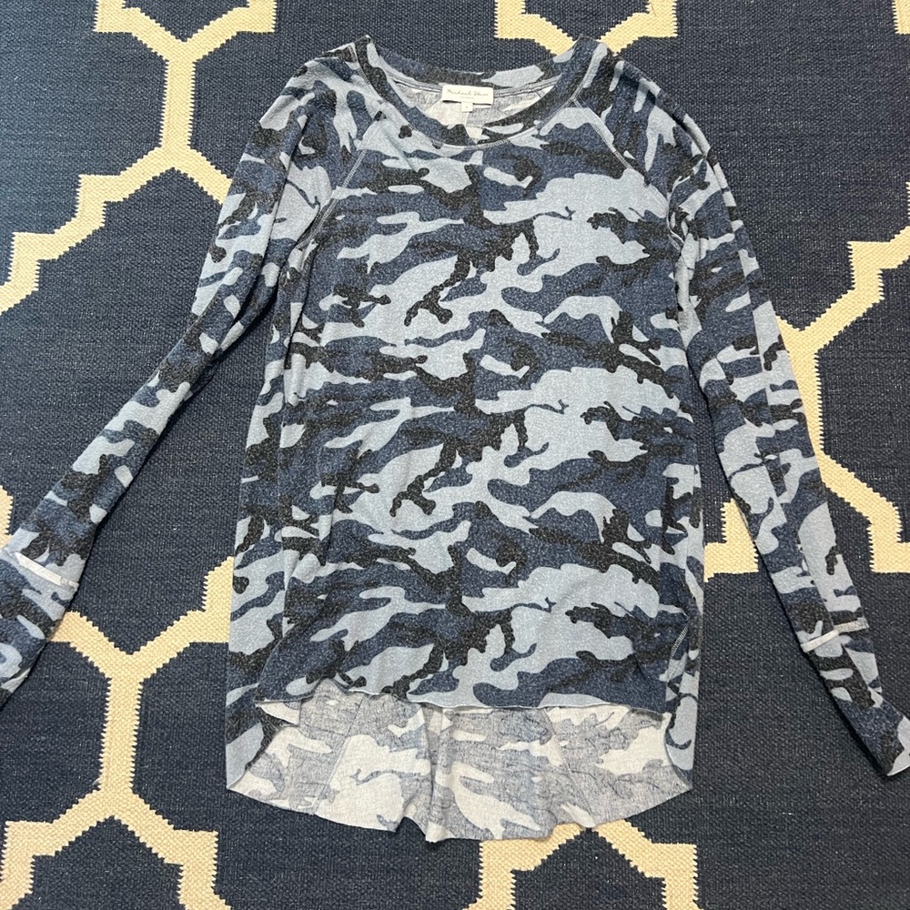 Michael stars long sleeve blue camo